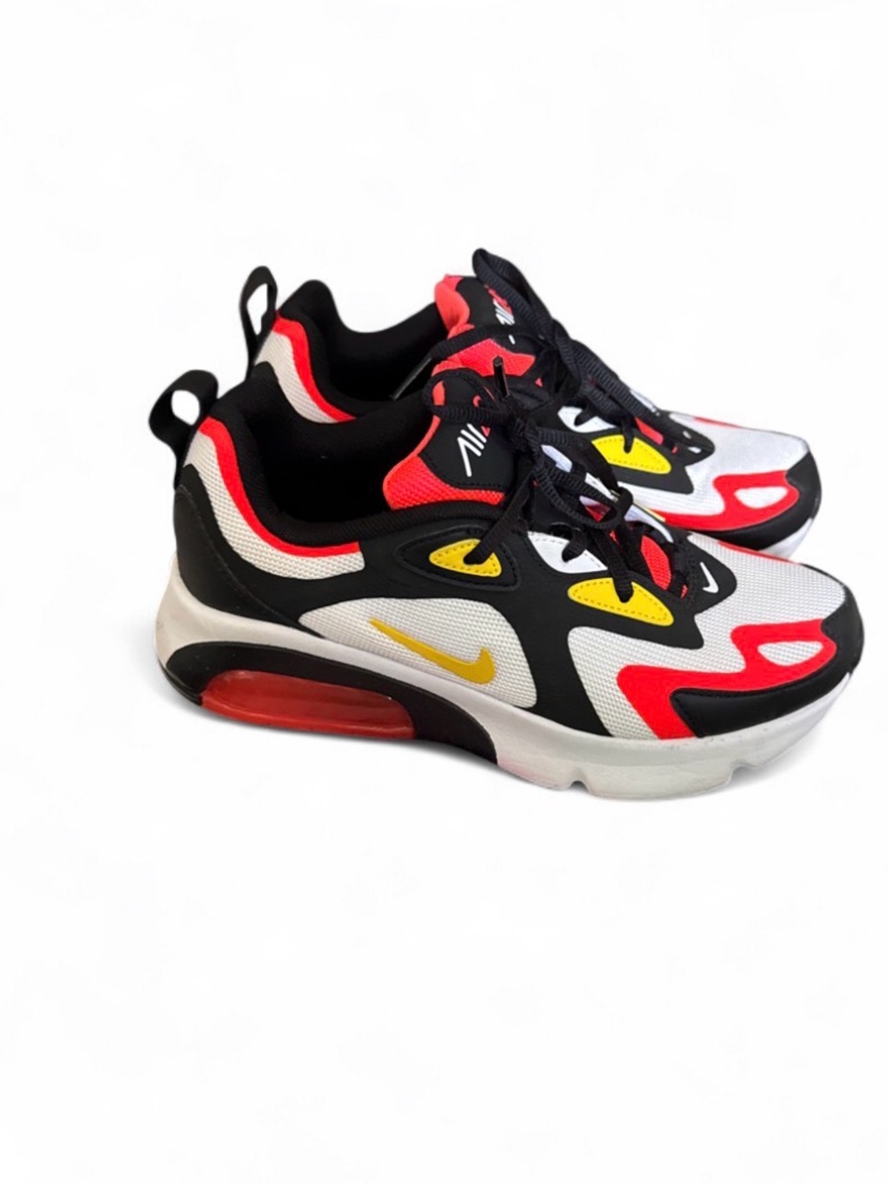 Nike Kids Sneakers - White, Black, Red & Yellow